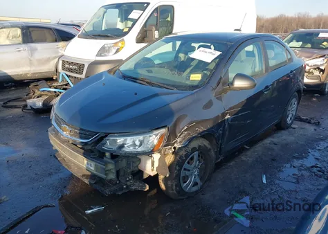 2018 Chevrolet Sonic Ls Auto z USA, uszkodzony, nr VIN 1G1JB5SH9J4108361